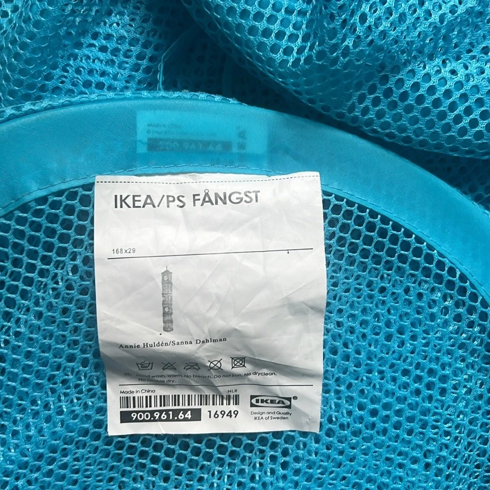 IKEA FÅNGST 16949 Blue Mesh Hanging Organizer 11